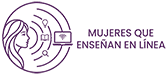 Logo mujeres que enseñan en línea